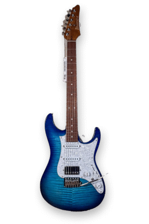 Ibanez AZ22S1F Transparent Turquoise Burst